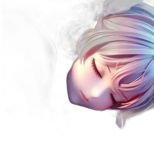 face, mask, hair, robot transparent PNG cut-out