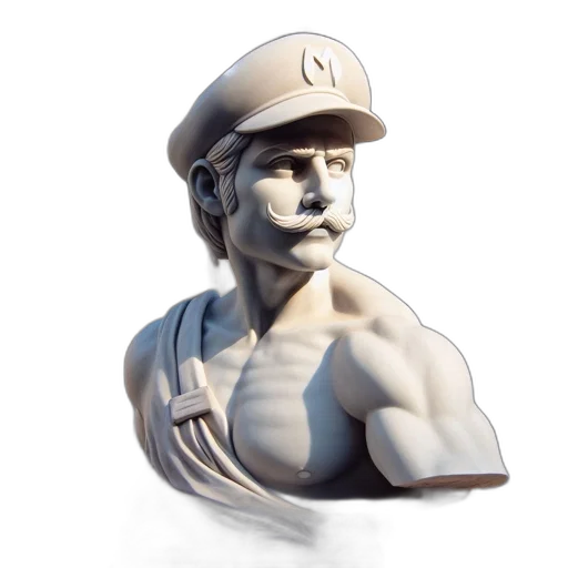 hat, face, 3d render, photorealistic transparent PNG cut-out