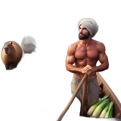 weapon, food, hat, concept art transparent PNG cut-out