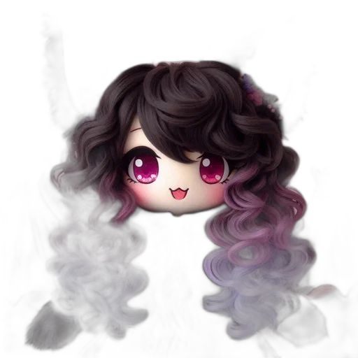 hair, staff, mask, pixel art transparent PNG cut-out