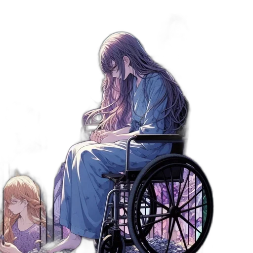 dress, umbrella, weapon, anime transparent PNG cut-out