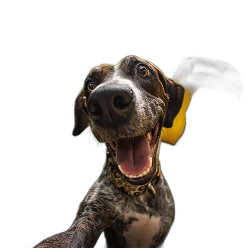 staff, animal, photorealistic, lively transparent PNG cut-out