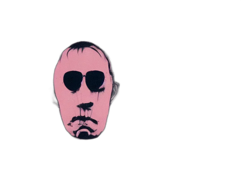 mask, face, creature, jacket transparent PNG cut-out