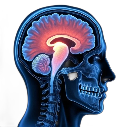 crown, face, brain, mri transparent PNG cut-out