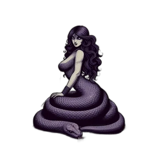 dress, hair, creature, animal transparent PNG cut-out