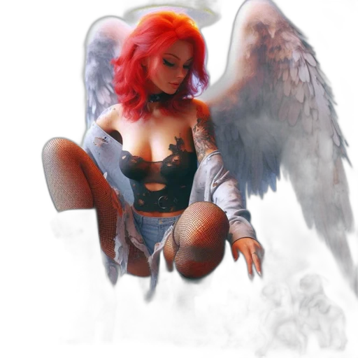fantasy art, concept art, comic book art, photorealistic transparent PNG cut-out