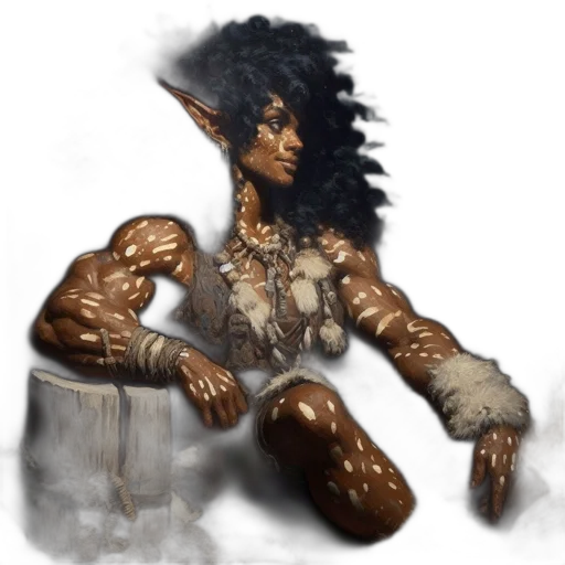 jewelry, creature, staff, fantasy art transparent PNG cut-out