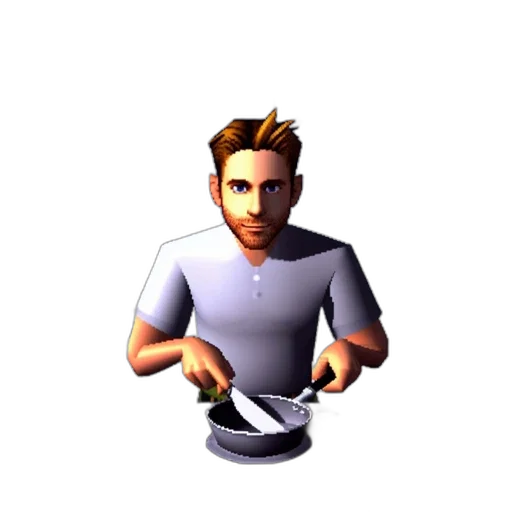staff, food, face, robot transparent PNG cut-out