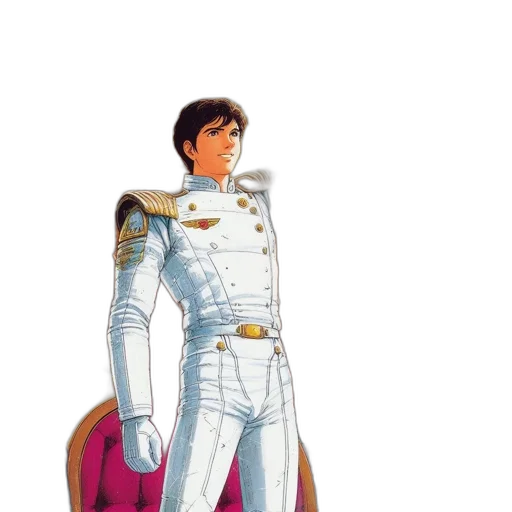 jacket, staff, sword, robot transparent PNG cut-out