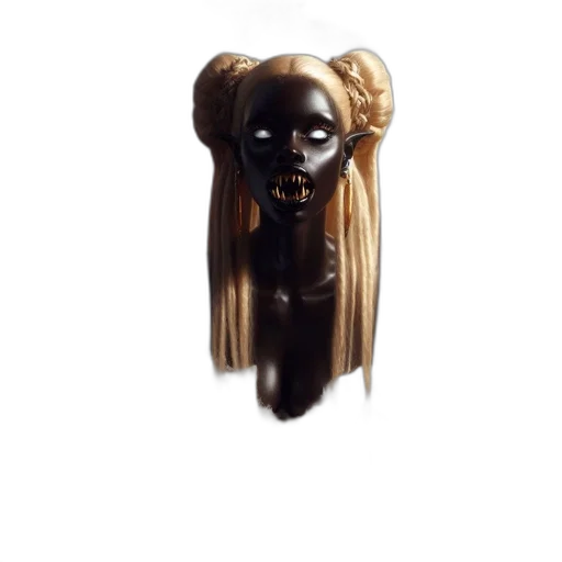 hair, mask, face, jewelry transparent PNG cut-out