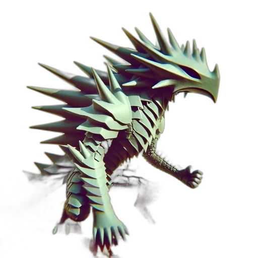 dragon, creature, animal, weapon transparent PNG cut-out