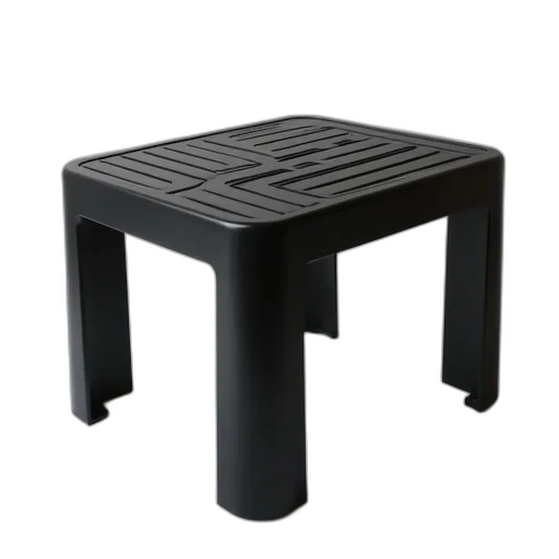 furniture, 3d render, monochrome, black transparent PNG cut-out