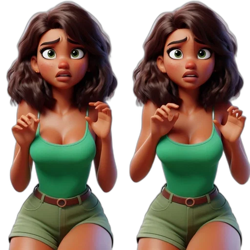 concept art, 3d render, cartoon, comic book art transparent PNG cut-out