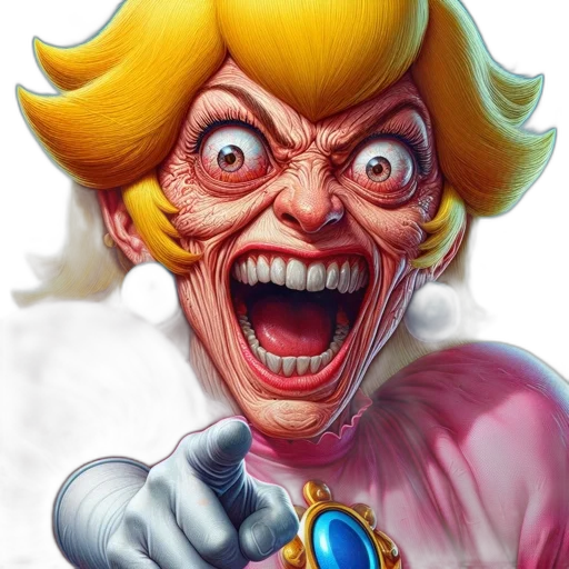 face, comic book art, concept art, 3d render transparent PNG cut-out