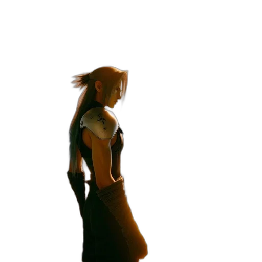 dress, robot, sword, staff transparent PNG cut-out