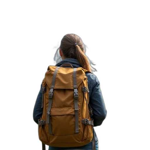 jacket, staff, face, hat transparent PNG cut-out