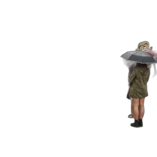 umbrella, hat, jacket, weapon transparent PNG cut-out