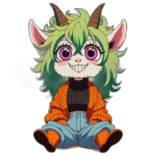 jacket, animal, creature, staff transparent PNG cut-out