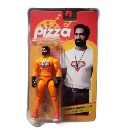 concept art, comic book art, orange-clad, toy transparent PNG cut-out