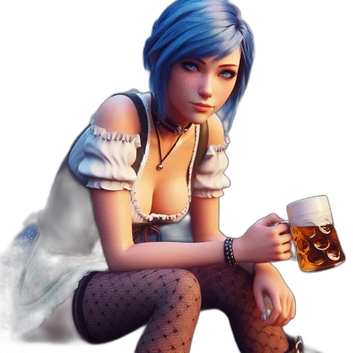 fantasy art, concept art, photorealistic, pixel art transparent PNG cut-out