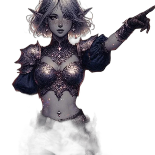 staff, fantasy art, concept art, comic book art transparent PNG cut-out