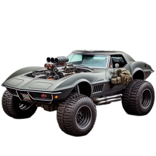car, weapon, robot, concept art transparent PNG cut-out