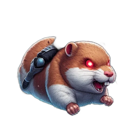 animal, creature, staff, weapon transparent PNG cut-out