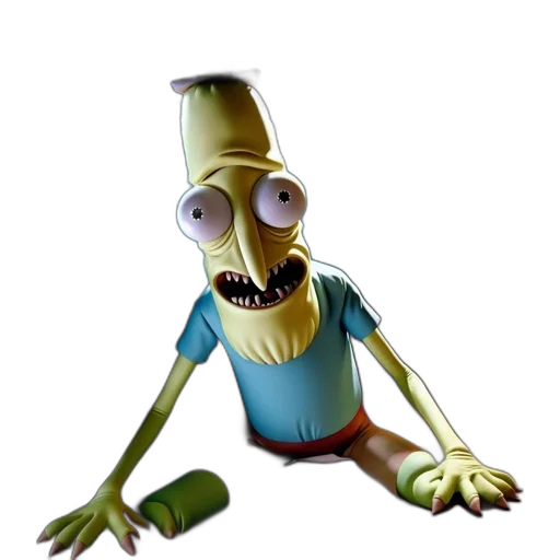 staff, creature, robot, face transparent PNG cut-out
