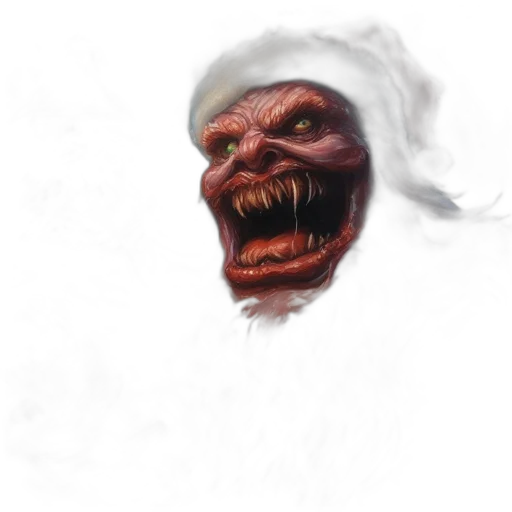 creature, face, mask, staff transparent PNG cut-out