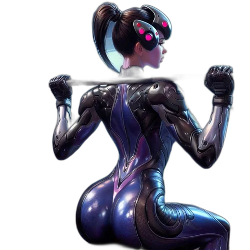 robot, cyberpunk, concept art, comic book art transparent PNG cut-out