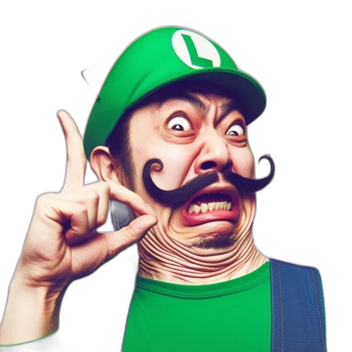 face, mask, creature, hat transparent PNG cut-out
