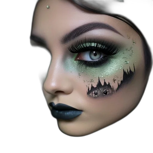 mask, face, crown, fantasy art transparent PNG cut-out