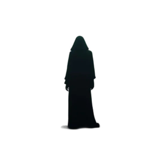 dress, staff, creature, mask transparent PNG cut-out