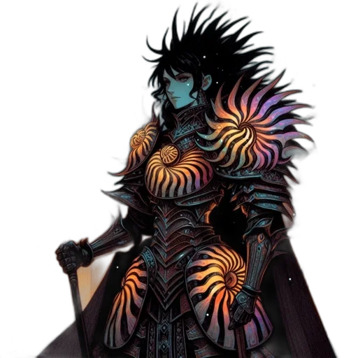 dress, staff, crown, jacket transparent PNG cut-out