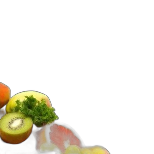 food, crown, 3d render, photorealistic transparent PNG cut-out