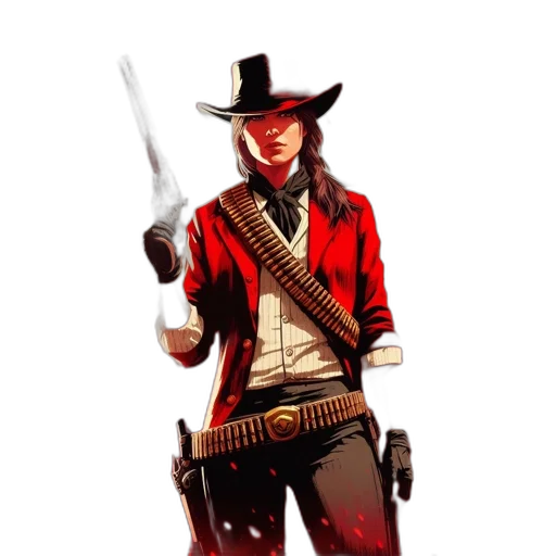 staff, weapon, jacket, hat transparent PNG cut-out