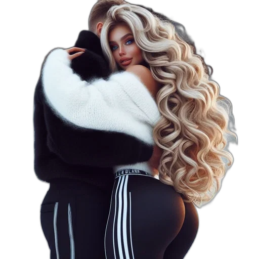 jacket, hair, dress, animal transparent PNG cut-out