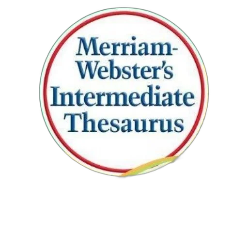 merriam-webster, intermediate, thesaurus, book transparent PNG cut-out