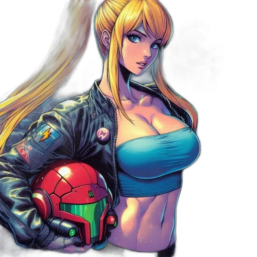jacket, concept art, comic book art, fantasy art transparent PNG cut-out