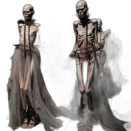 dress, concept art, fantasy art, 3d render transparent PNG cut-out