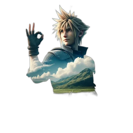face, jacket, creature, dragon transparent PNG cut-out
