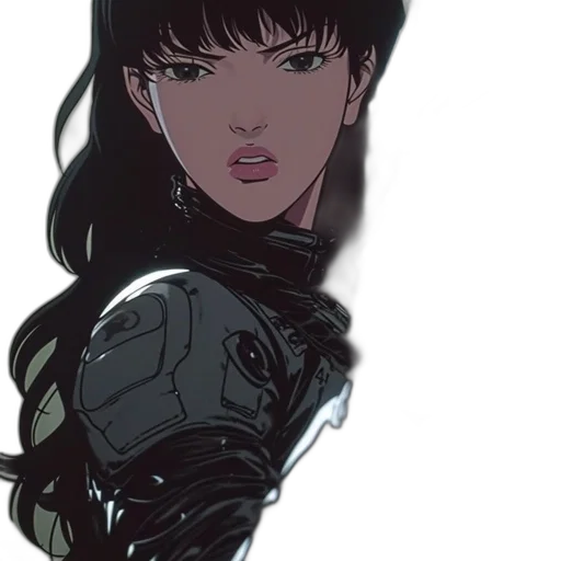 face, jacket, weapon, robot transparent PNG cut-out