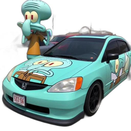 car, weapon, staff, robot transparent PNG cut-out