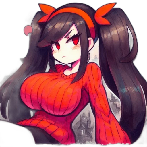 dress, robot, creature, staff transparent PNG cut-out