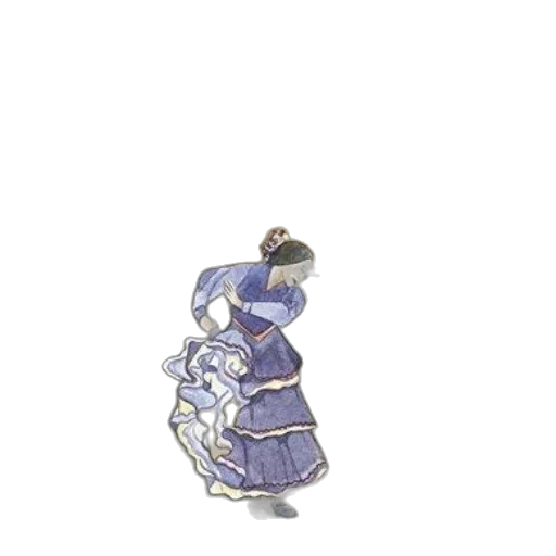 dress, staff, hat, creature transparent PNG cut-out
