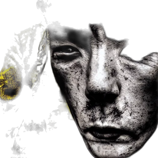 mask, face, robot, creature transparent PNG cut-out