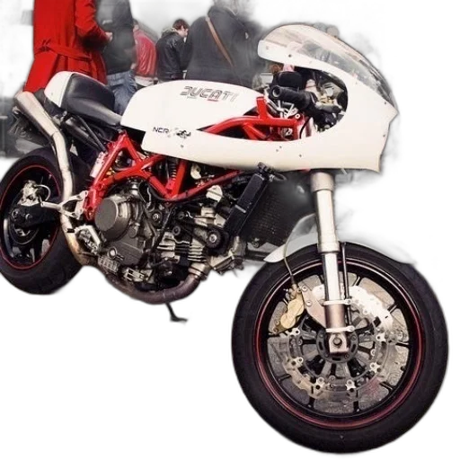 photorealistic, 3d render, concept art, ducati transparent PNG cut-out