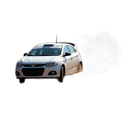 car, 3d render, concept art, fog transparent PNG cut-out