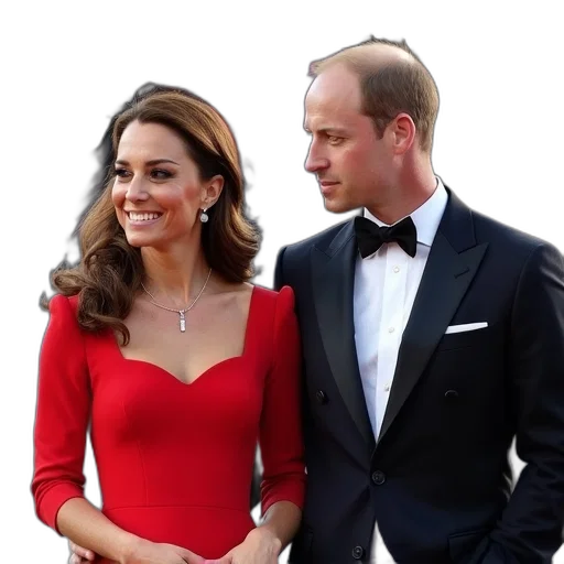 crown, dress, kate, william transparent PNG cut-out
