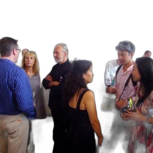 staff, city street, group, people transparent PNG cut-out